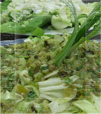 Vegyes leveles saláta  vinegrett dresszinggel Zsámbék Szakiskola szakács